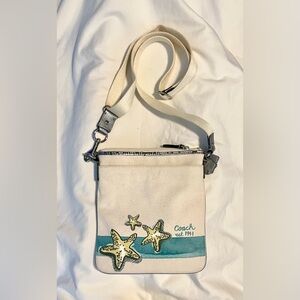 *FUC* COACH Coastal Starfish Crossbody Bag - Purse/Coastal/Seashore/Swingpack